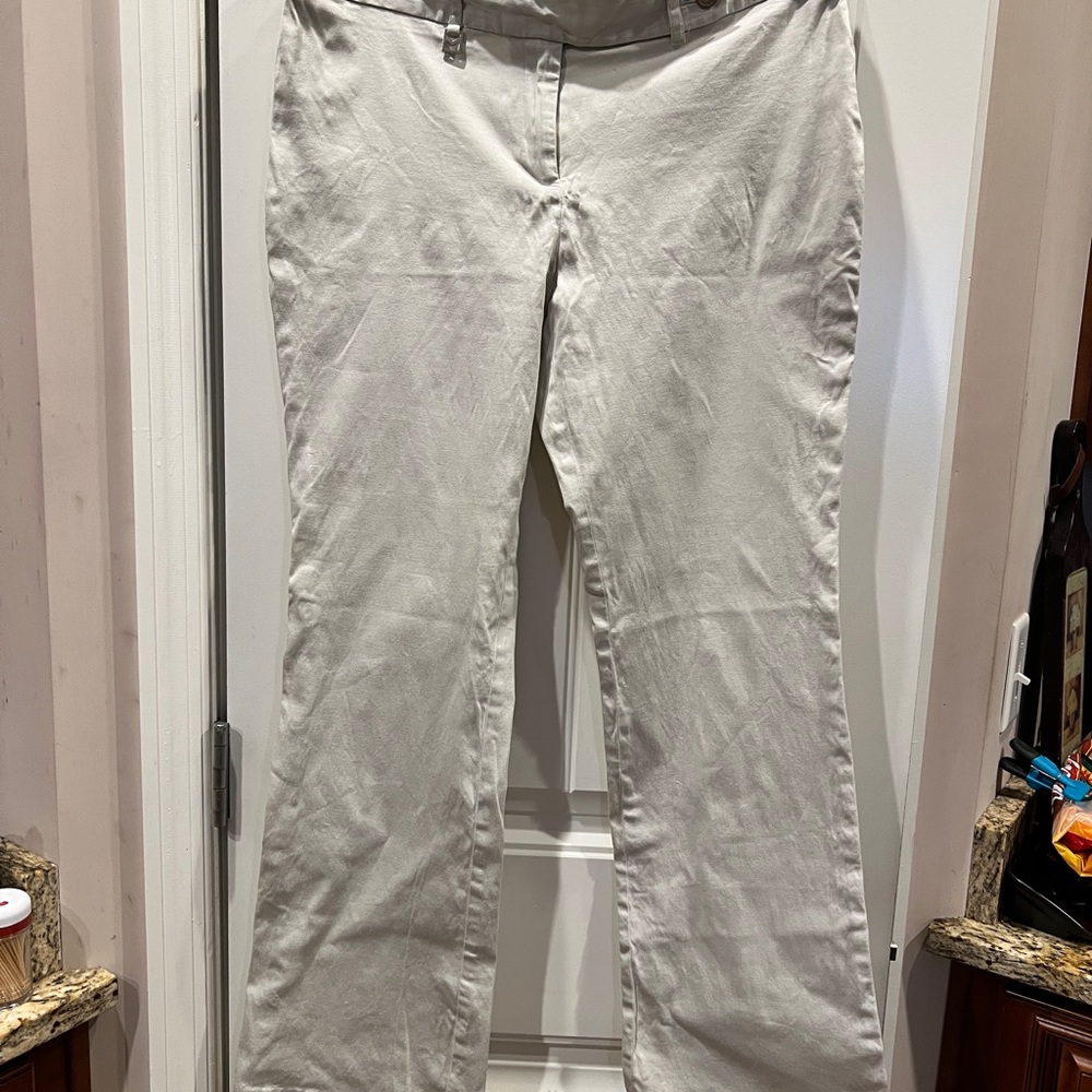 Michael Kors Cream Chino Trousers Pants Slacks Sz 8